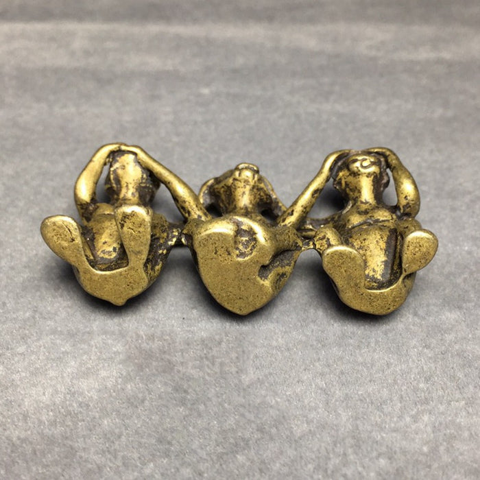 Antique Distressed Tabletop Ornaments Sannonhou Brass Collectibles