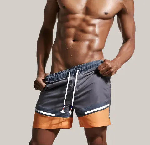 Brand Board Shorts Men Grey