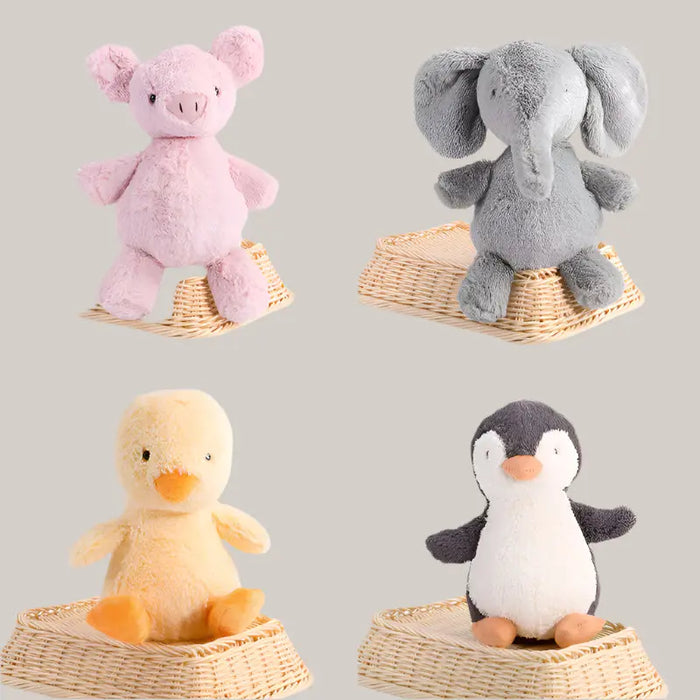 Striped Animal Plush Toy – 6 Designs