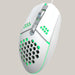 Six-Button Wired Gaming Mouse with Cooling Fan White