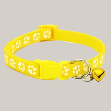 Bell Collar for Cats and Dogs Yellow