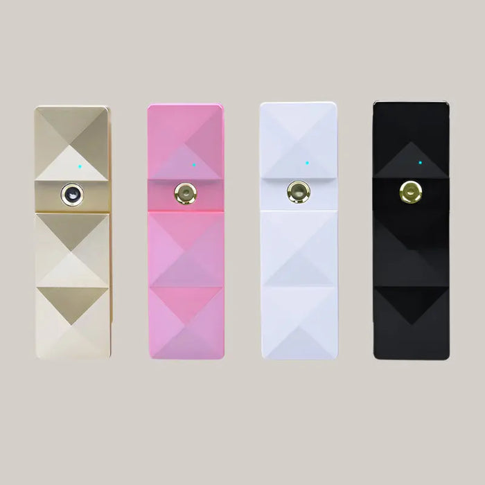 Diamond-Pattern Rechargeable Face and Hair Mister – 4 Colors