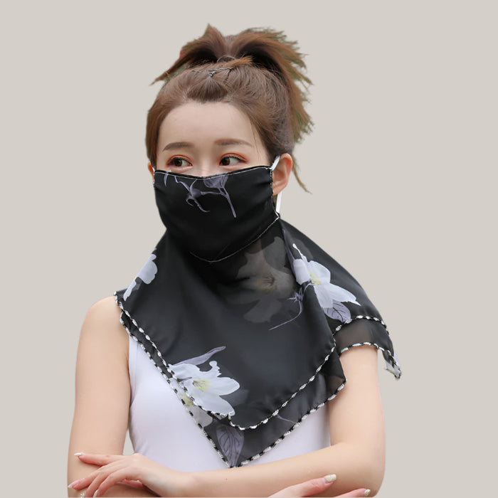 Sunscreen mask scarves