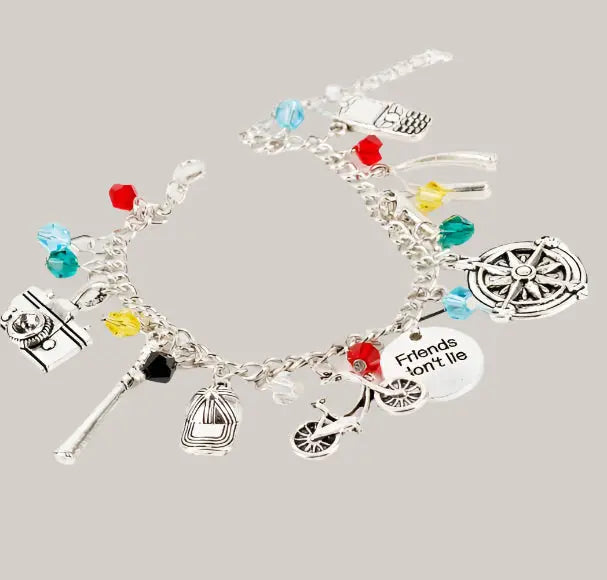 Cycling Charm Bracelet – Silver