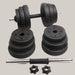 2-in-1 Adjustable Dumbbell and Barbell Set – 10–50 kg
