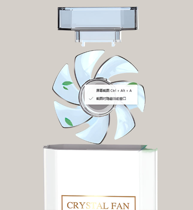 Rechargeable Fan with Perfume Diffuser