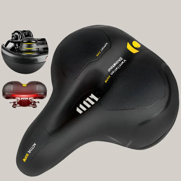 Bicycle Saddle – 3 Styles, 5 Colors Yellow B