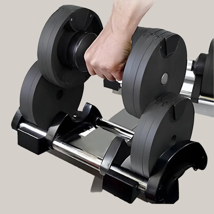 Electroplated Cast-Iron Dumbbell – 20–36 kg