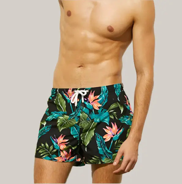 Men's Beach Shorts GREEN ORCHID