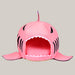 Shark-Shaped Pet Bed Pink money