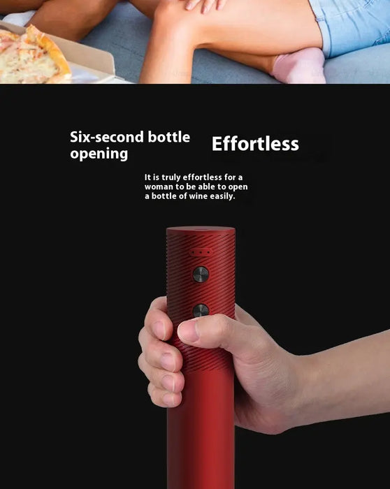 USB-C Rechargeable Electric Wine Opener – Black