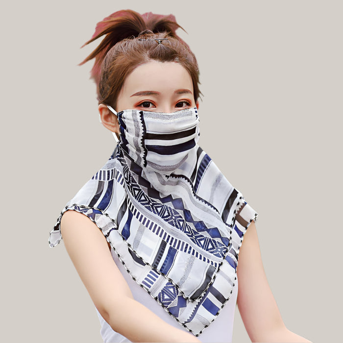 Sunscreen mask scarves