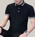 New Autumn Clothing Men T-shirt Black
