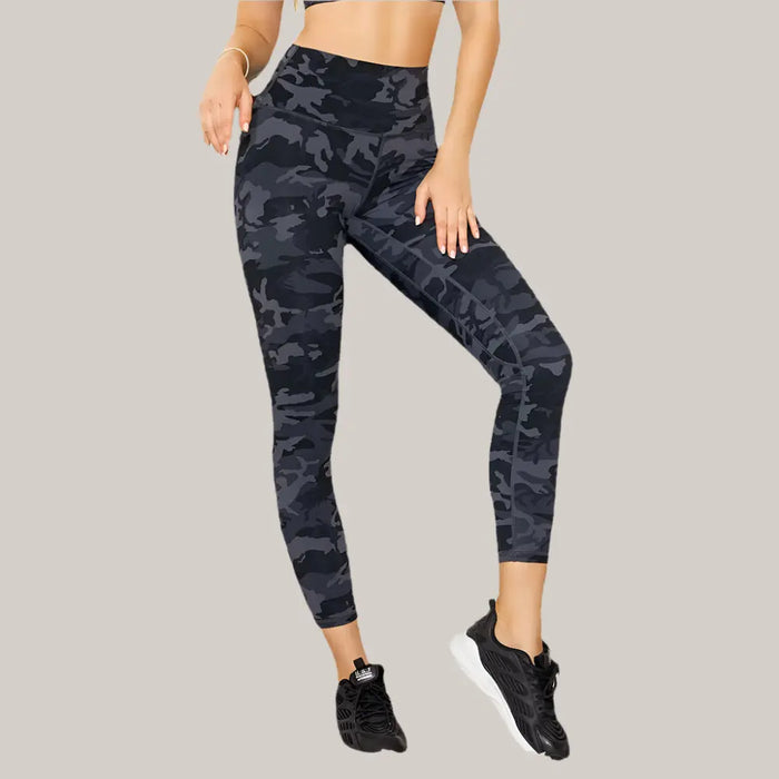 Camouflage Print Gym Trainer Wear