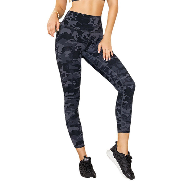 Camouflage Print Gym Trainer Wear