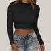 The new crop tops Black