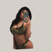 Two piece swimsuit bikinis velvet suit