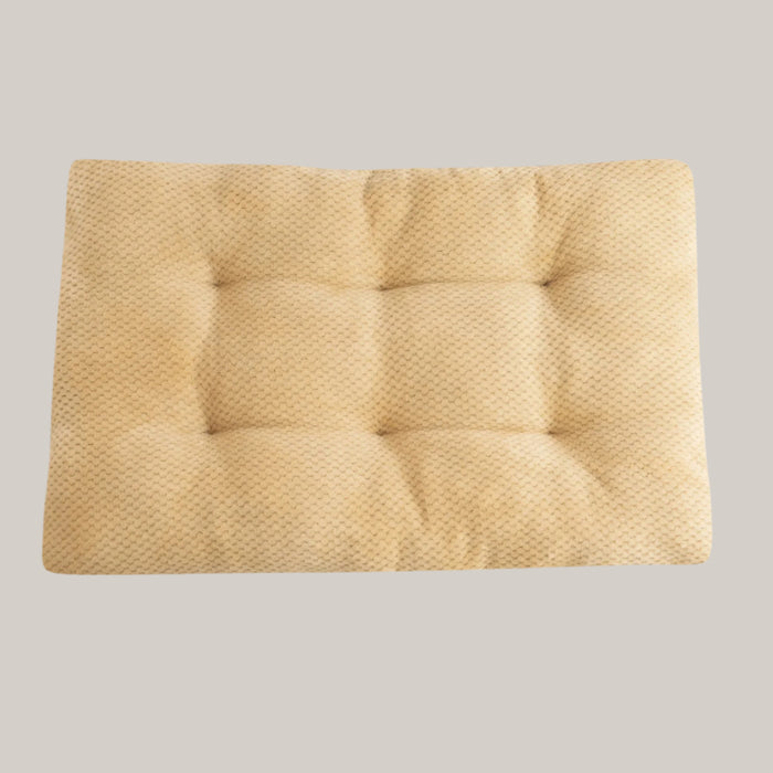 Warm Winter Pet Mat and Cat Bed Light Brown
