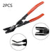 Automotive Trim Clip Removal Pliers – 1 or 2 Pieces Red 2PCS