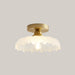 Iron and Glass E27 Entryway Lamp DF StyleWith Bulb