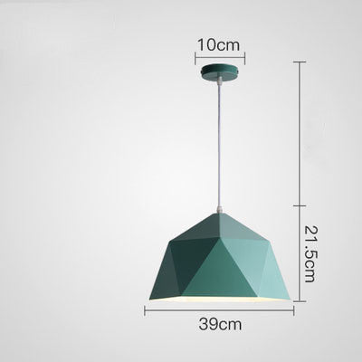 Colorful Mini Pendant Lamp Green Medium