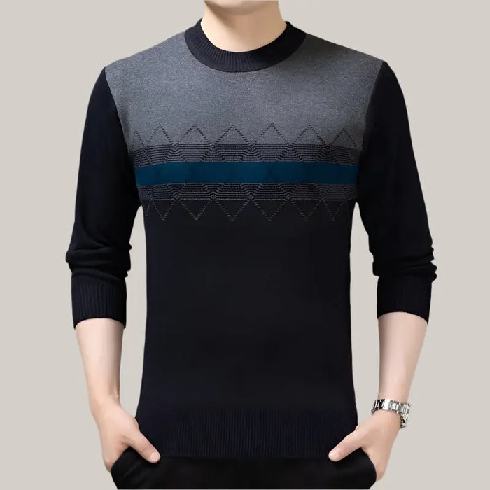 Dad Autumn And Winter Sweaters Grey
