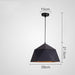 Colorful Mini Pendant Lamp Black Medium