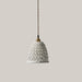 Handmade Ceramic Chandelier B type white