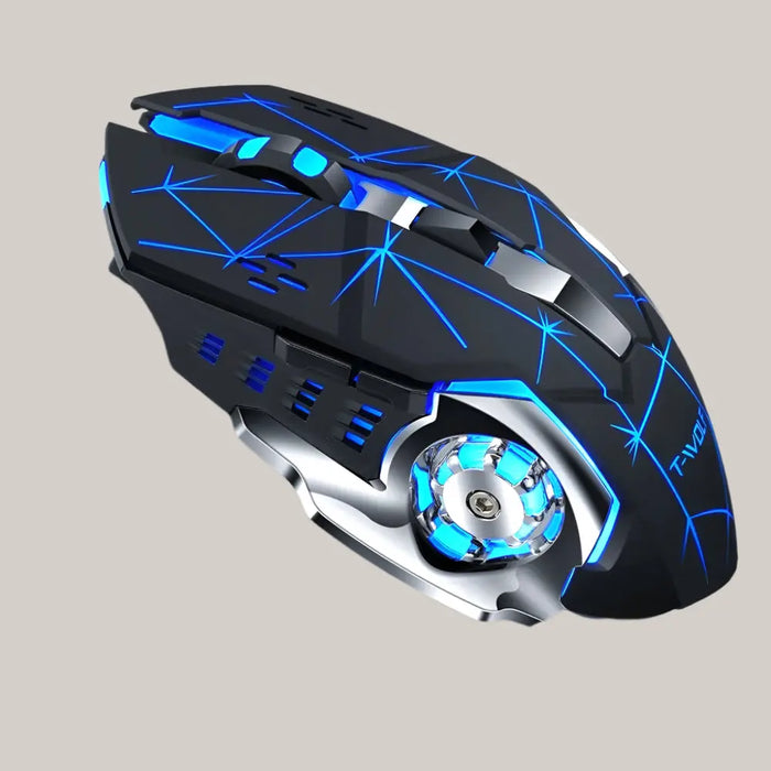 Wireless 2.4G USB Optical Gaming Mouse Star black USB