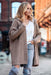 Women's Hooded Knit Cardigan Paris Apricot