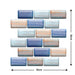 Removable 3D Tile-Effect Wall Stickers Style15