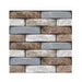 Removable 3D Tile-Effect Wall Stickers