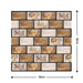 3D Wall Stickers Removable Tiles - Temusy