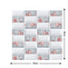 Removable 3D Tile-Effect Wall Stickers Style14