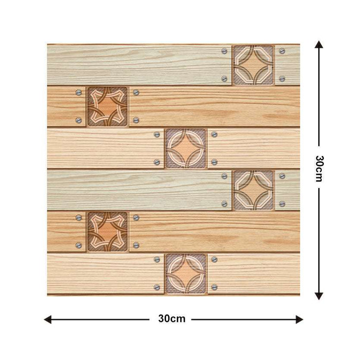 Removable 3D Tile-Effect Wall Stickers Style16