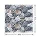Removable 3D Tile-Effect Wall Stickers Style5