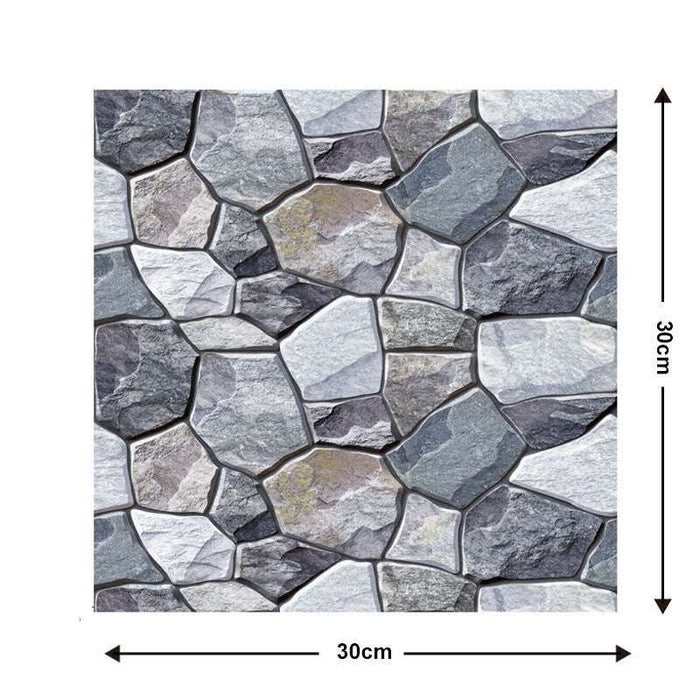 Removable 3D Tile-Effect Wall Stickers Style5