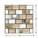 Removable 3D Tile-Effect Wall Stickers Style2