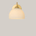 Gold and White Glass LED Accent Lamp Gold white Warm light