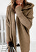 Women's Hooded Knit Cardigan Khaki