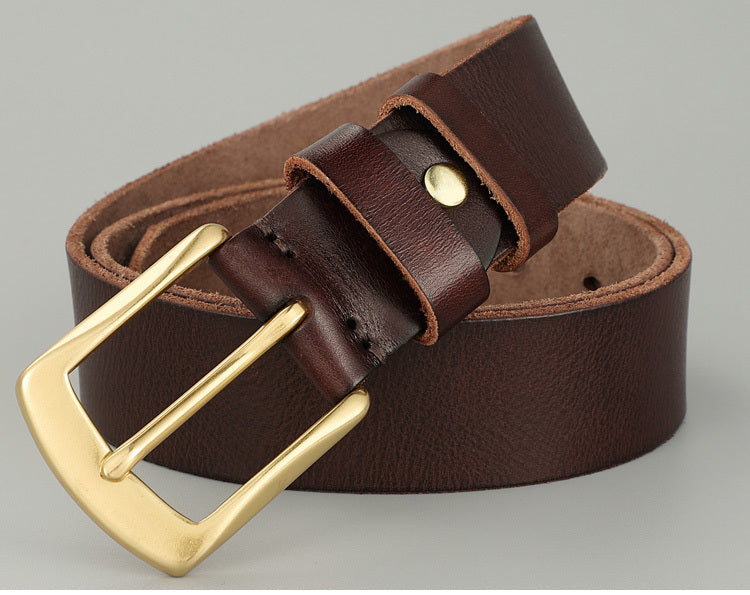 Cowhide Handmade Trend Men's Belts