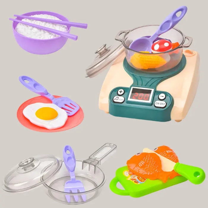 Kitchen Girl Toys 02Play house induction cooker