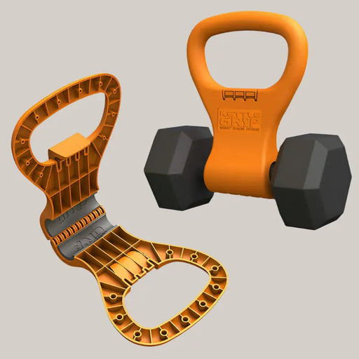 Dumbbell-to-Kettlebell Grip Adapter – Orange