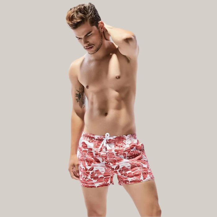 Men's Beach Shorts Red