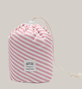 Polyester Cosmetic Storage Bag – 23 × 16 cm, 9 Designs Pink