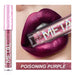 2.5 ml Metallic Waterproof Lipstick POISONINGPURPLE