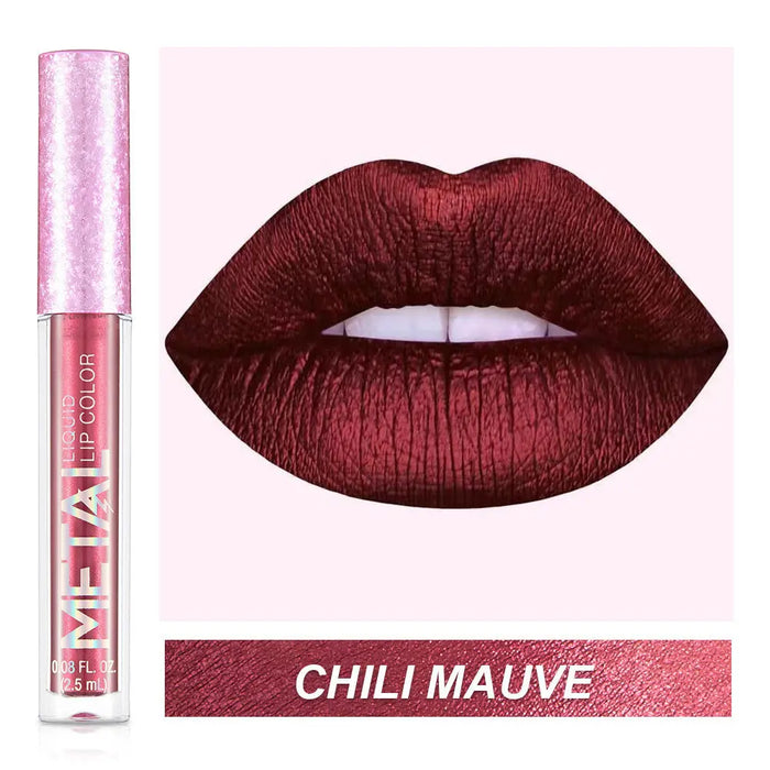 2.5 ml Metallic Finish Waterproof Lipstick