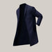 Fashion Winter Men's Trench Long Jackets Navy Blue