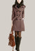 Faux Fur Cardigan Warm Coat Coffee