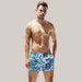 Men's Beach Shorts Blue and white